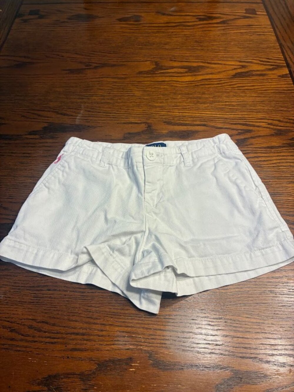 Polo Ralph Lauren - Girls White Dress Shorts - Size 7